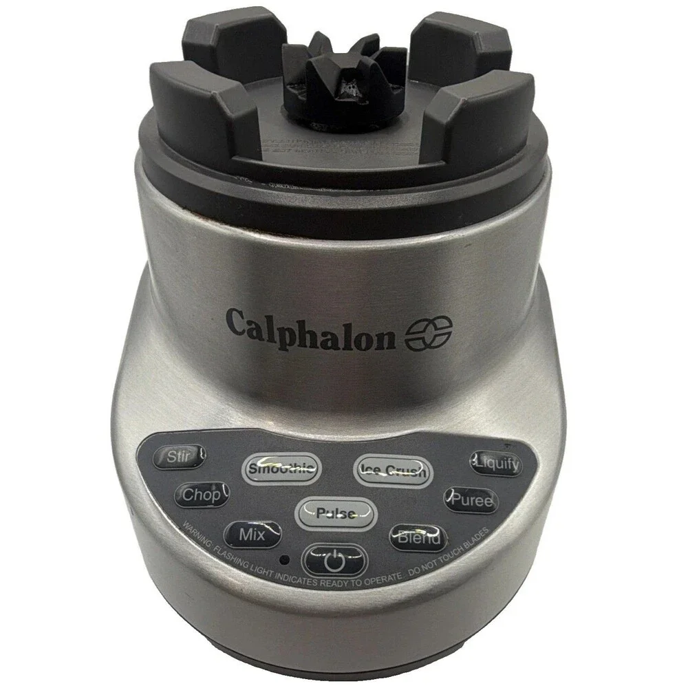 Calphalon Blender Motor Power Base ME601BL 600W 120V 8-Speed Pulse Silver